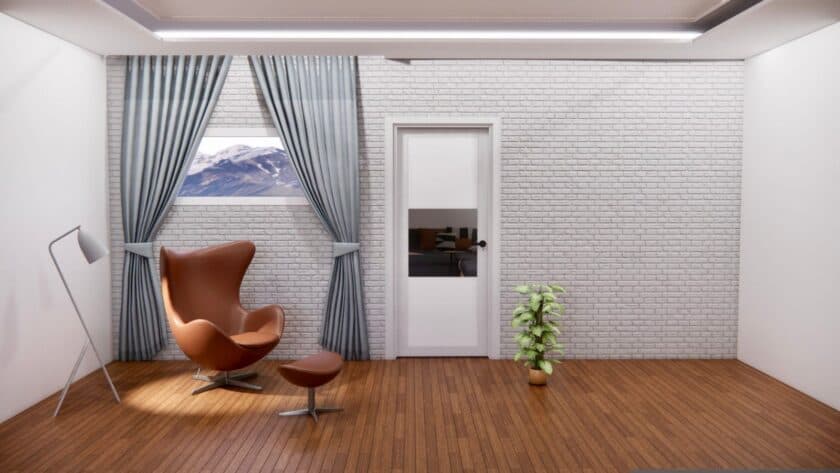 MLK Deurspiegel Zelfklevend – 60×60 cm – Passpiegel en Decoratie